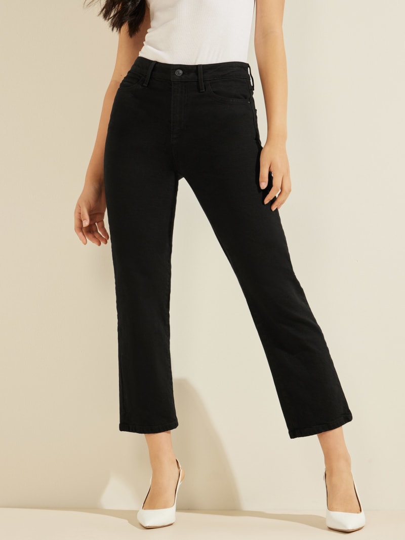 Guess 1981 Straight Women's Pants Black | 3920-FHJWP