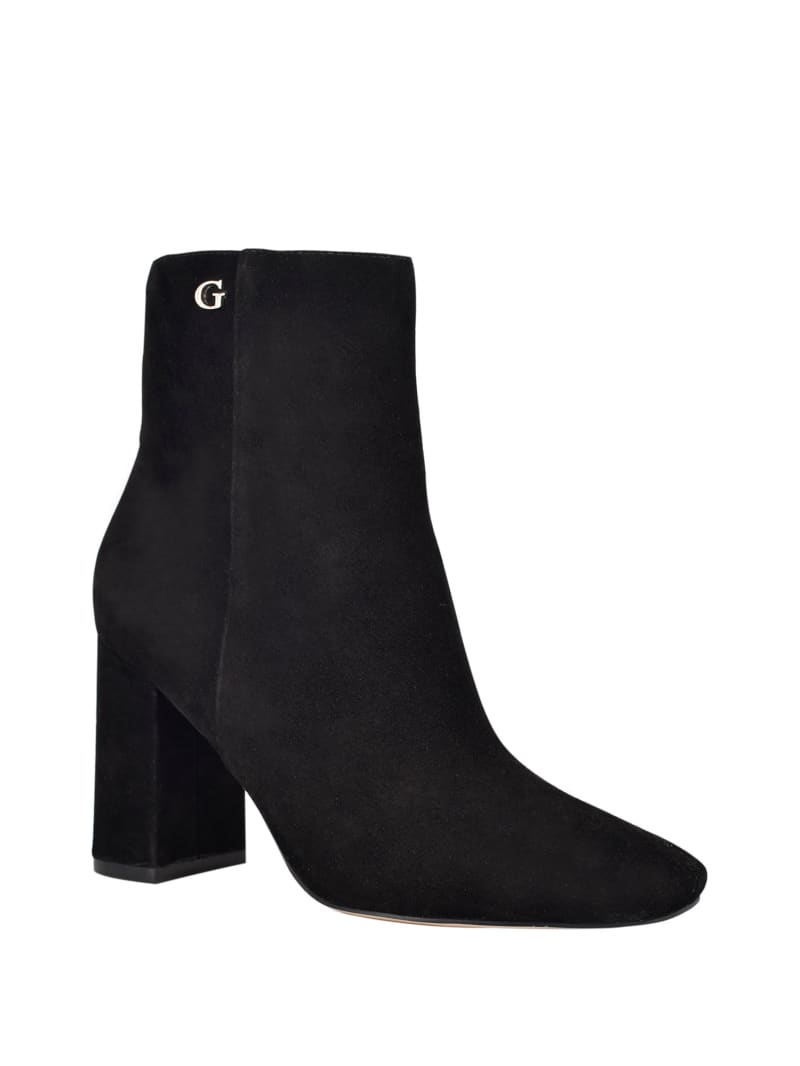 Guess Adelia Faux-Suede Women's Boots Black | 9816-LWPSU