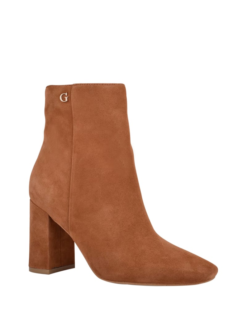 Guess Adelia Faux-Suede Women's Boots Brown | 0946-SDUMR