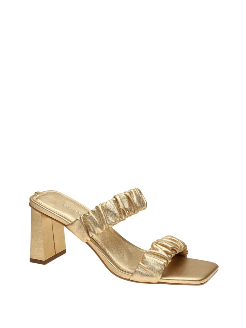 Guess Aindrea Women's Heels Gold | 4965-JGSTL