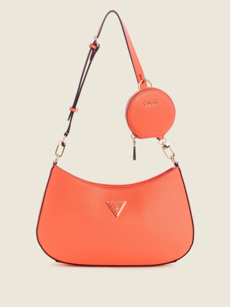 Guess Alexie Women's Shoulder Bags Orange | 4192-QHLTY