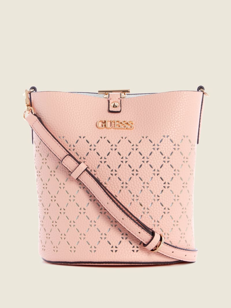 Guess Amara Women's Tote Bags Coral | 9671-JFWVZ