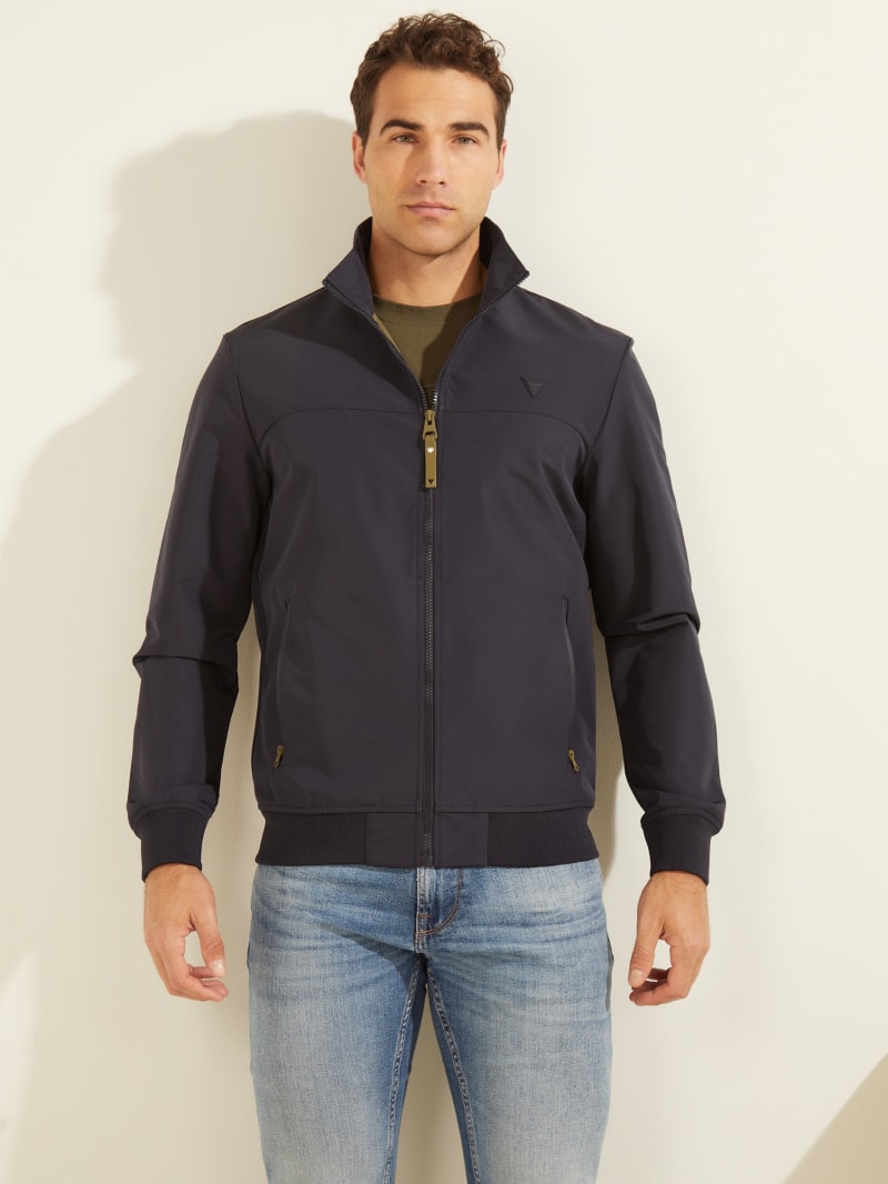 Guess Amos Flight Men's Jackets Deep Blue | 3984-BMOPC