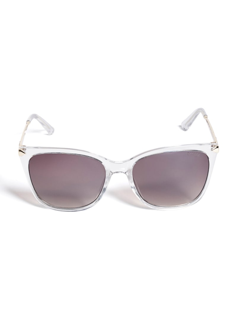 Guess Amy Square Women's Sunglasses Silver | 7948-DULBW