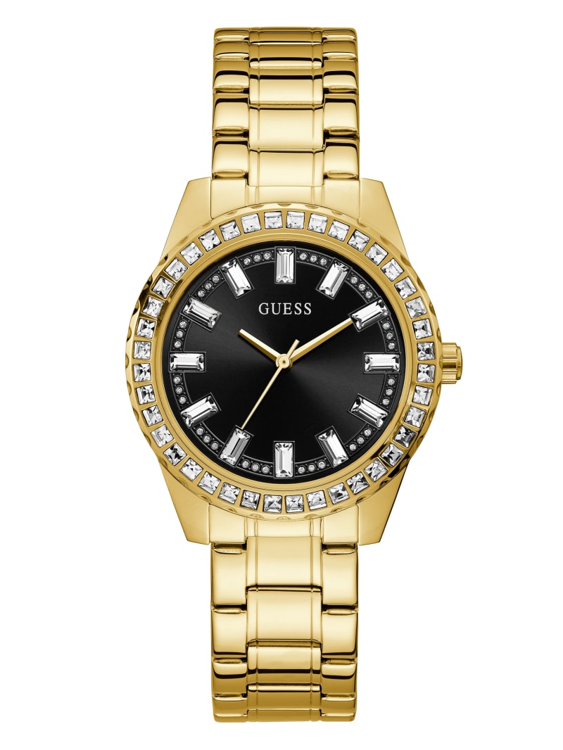 Guess And Gold-Tone Analog Women's Watches Gold | 3526-WMQJR