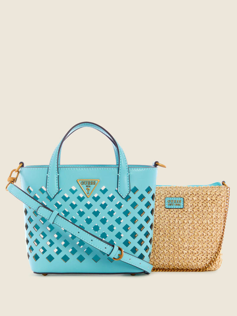 Guess Aqua Women's Mini Bag Turquoise | 4752-SJCXM