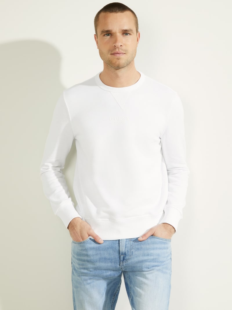 Guess Braulio Fleece Men's Shirts White | 0375-FXRPO