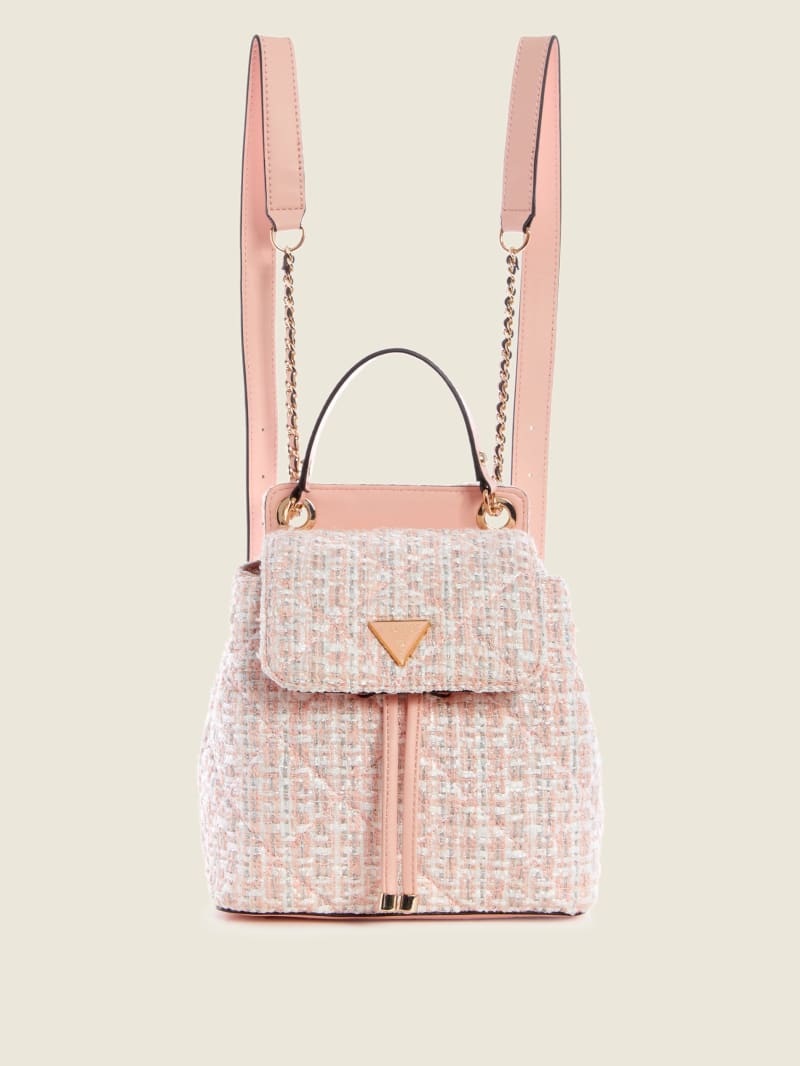 Guess Cessily Flap Women's Backpacks Coral | 5361-IVGXF