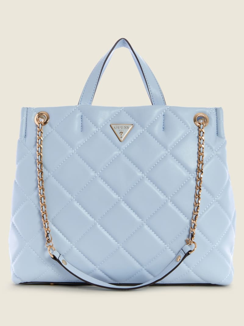 Guess Cessily Girlfriend Women's Tote Bags Blue | 0768-KVTGP