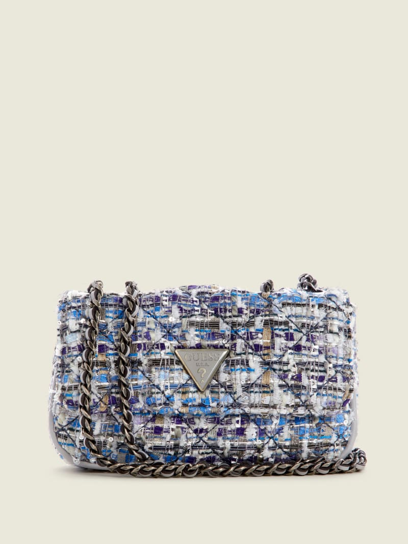 Guess Cessily Tweed Convertible Women's Mini Bag Multicolor | 6827-OXAIT