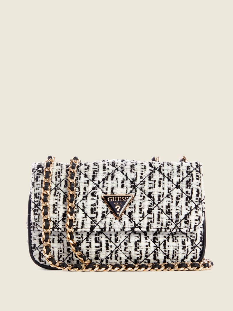 Guess Cessily Tweed Micro Women's Mini Bag Multicolor | 4068-SODZI