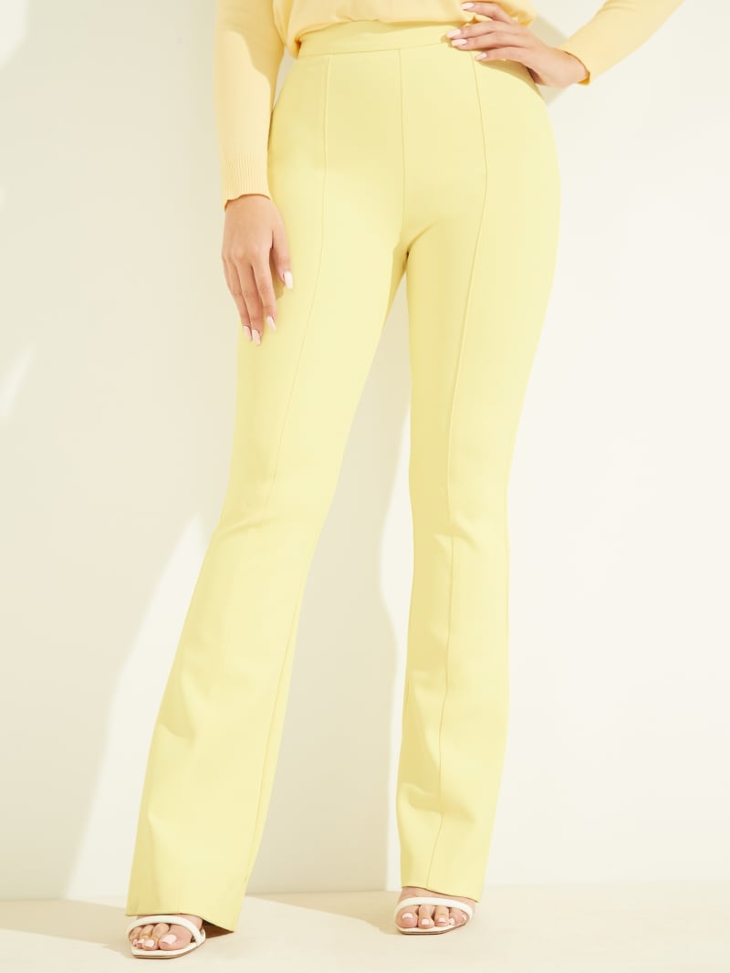 Guess Chloe Women's Pants Lemon | 2719-YONRA