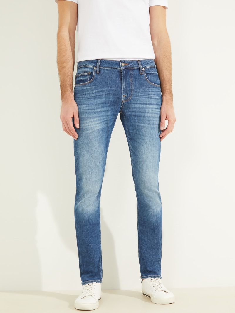 Guess Chris Skinny Men's Pants Blue | 2801-HKPAT