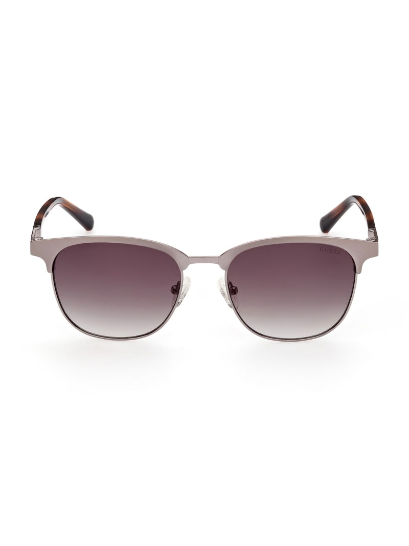 Guess Clubmaster Metal Men's Sunglasses Rose Gold | 5301-HUZSW