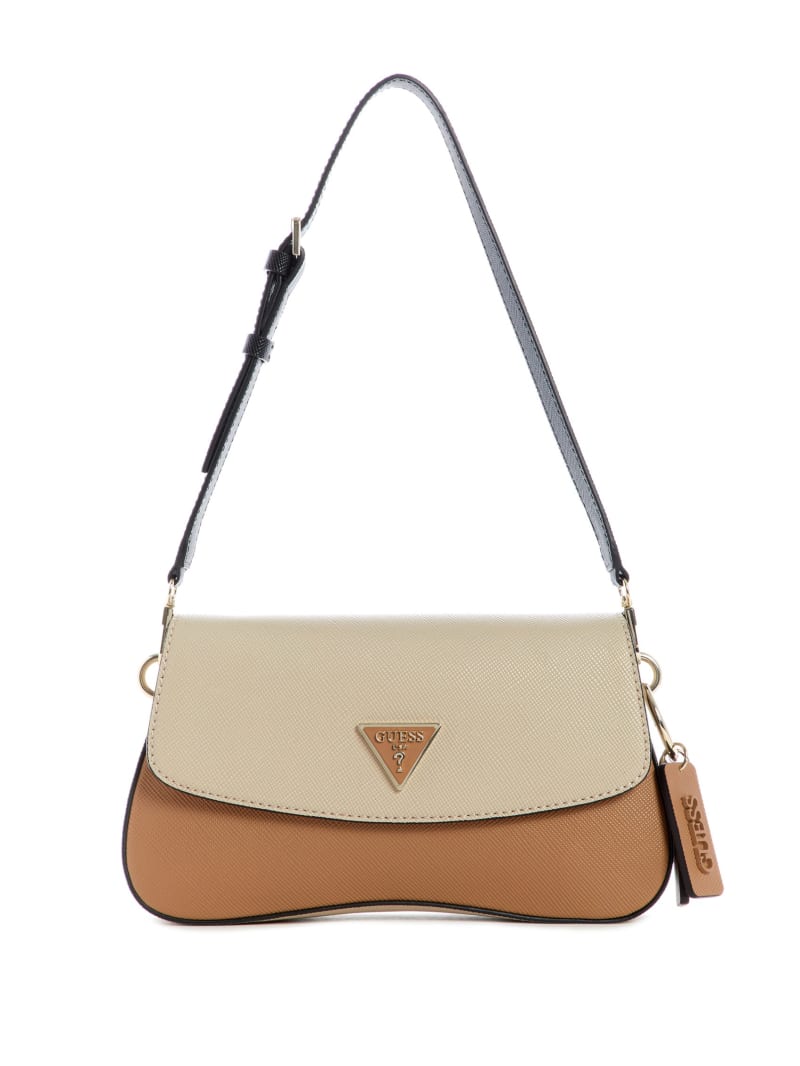 Guess Cordelia Flap Women's Shoulder Bags Beige | 8295-UVOAE