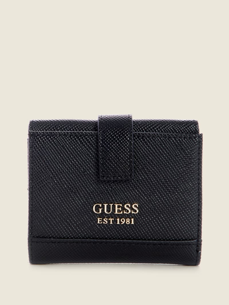 Guess Cordelia Petite Trifold Women's Wallets Black | 5673-BHKXM