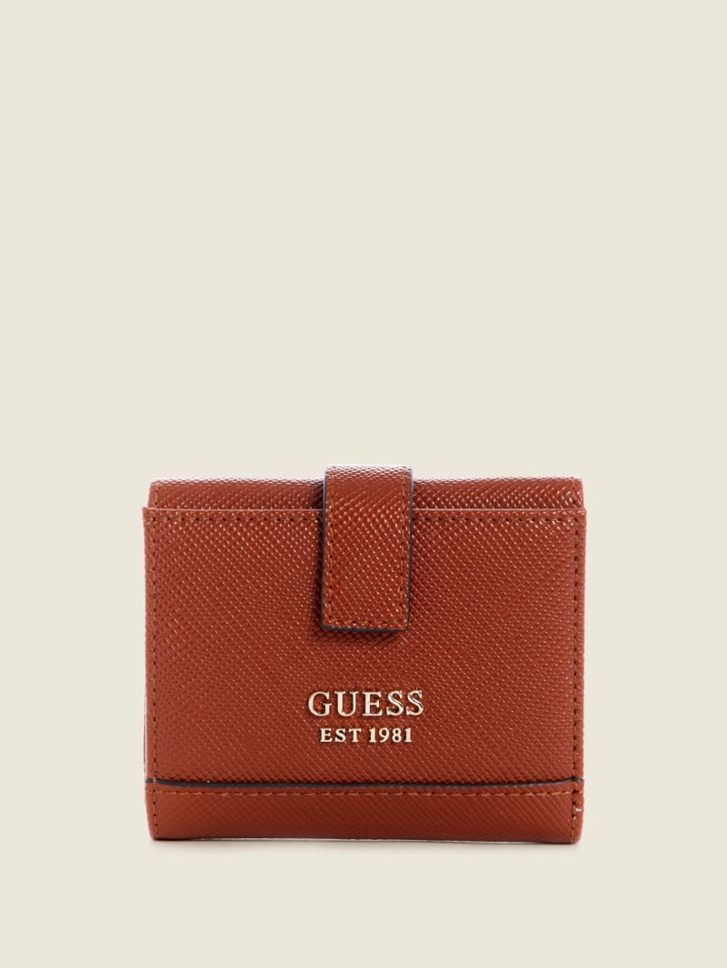 Guess Cordelia Petite Trifold Women's Wallets Brown | 6840-WZTYM