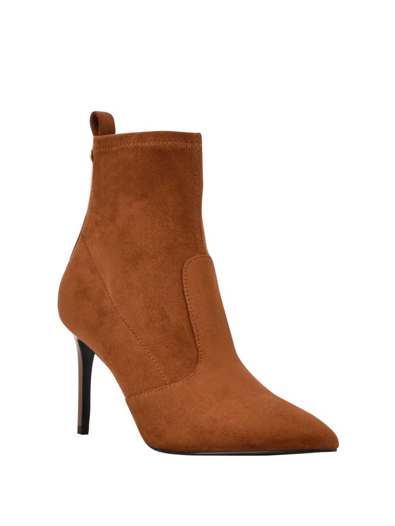 Guess Dafina Faux-Suede Sock Women's Boots Brown | 4365-RDHOZ