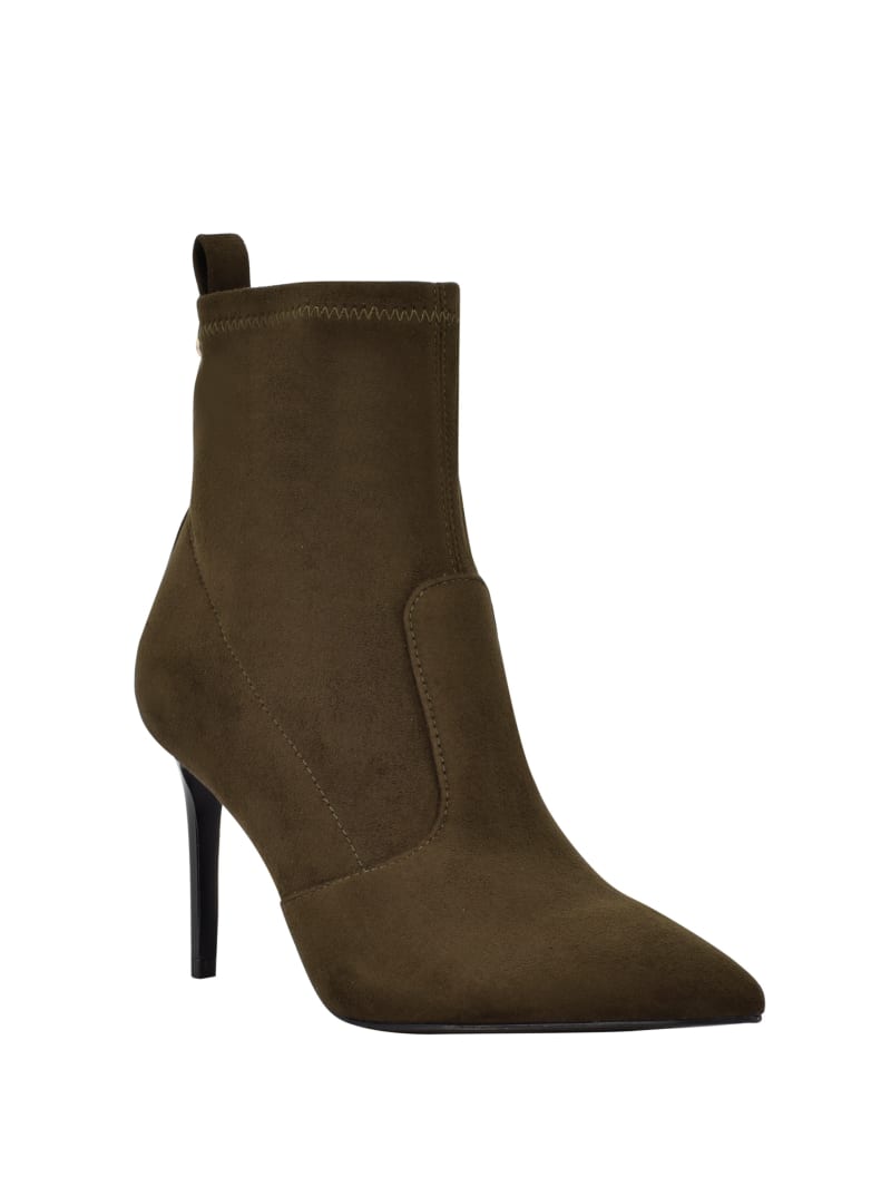 Guess Dafina Faux-Suede Sock Women's Boots Green | 9745-VZHTJ