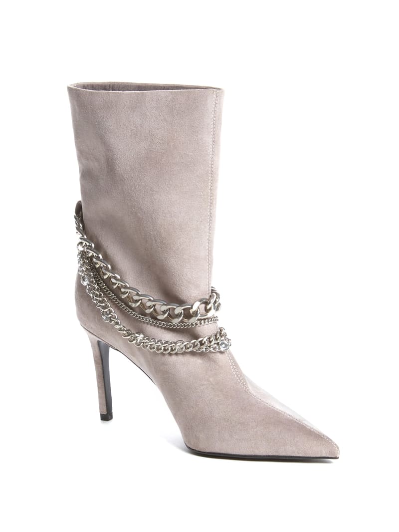 Guess Dasilde Chain Women's Boots Pink | 6045-MYAIK