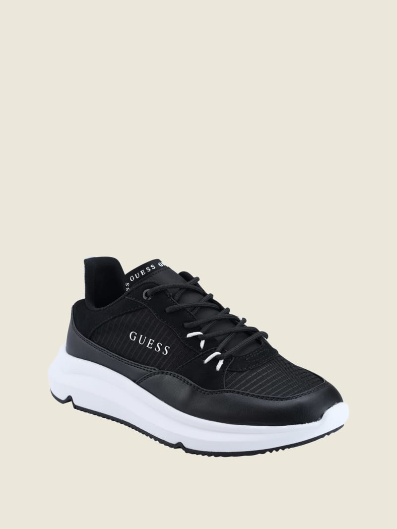 Guess Degrom Logo Women's Sneakers Black | 1578-IZKRJ