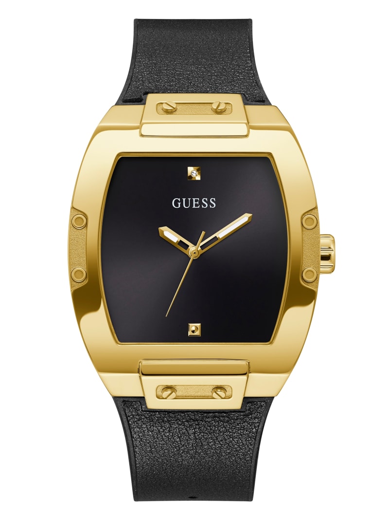 Guess Diamond Analog Men's Watches Black | 8214-KGDXR