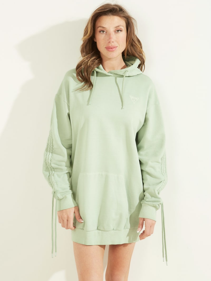 Guess Diane Hooded Women's Dress Green | 6879-NCVHL