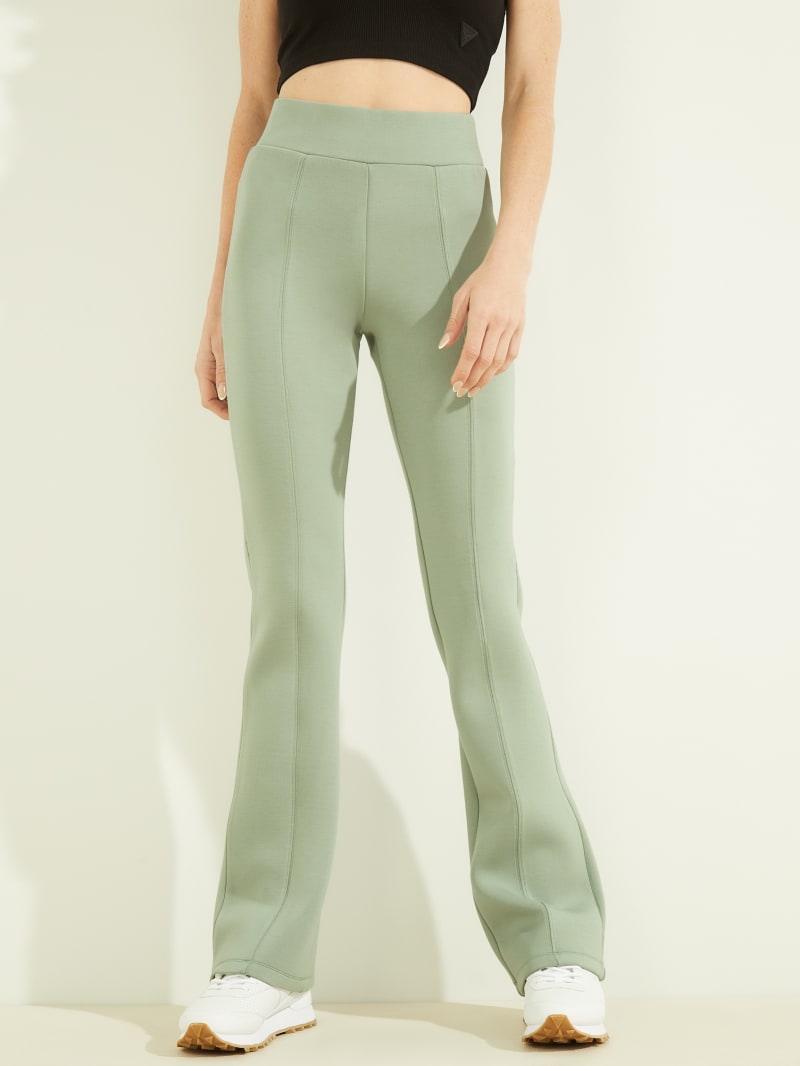 Guess Eco Allie Wide-Legs Women's Pants Green | 0958-VGHQT