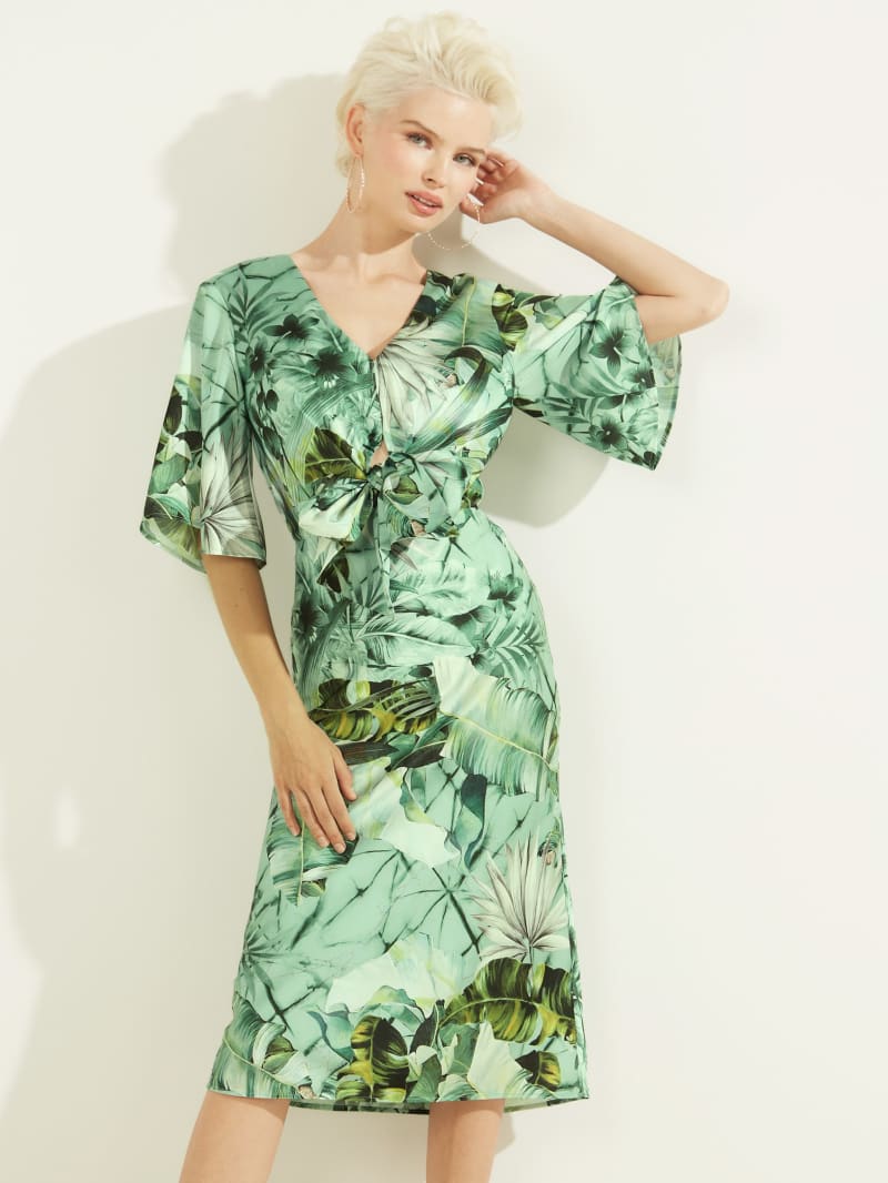 Guess Eco Ariel Women's Dress Green | 2167-KZHOF