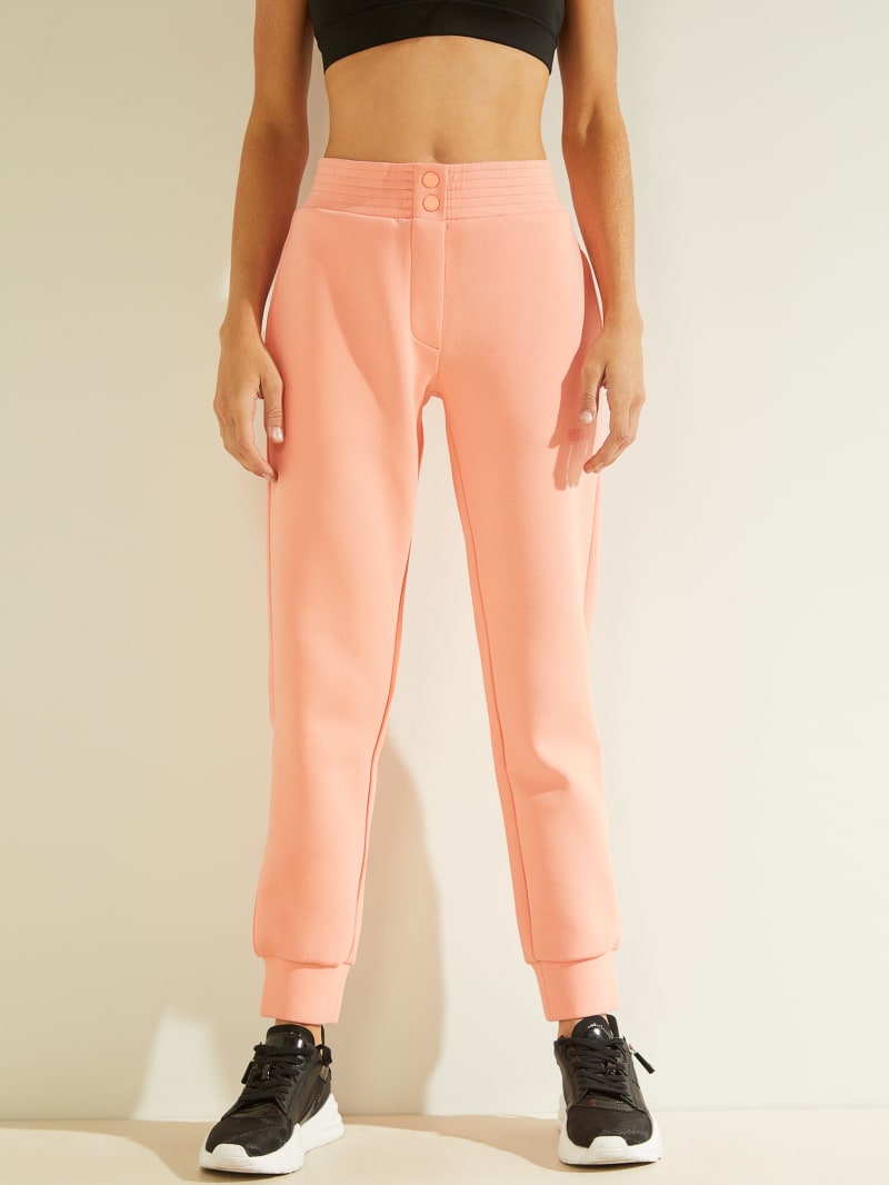 Guess Eco Caren Joggers Women's Pants Pink | 5740-CNQJI