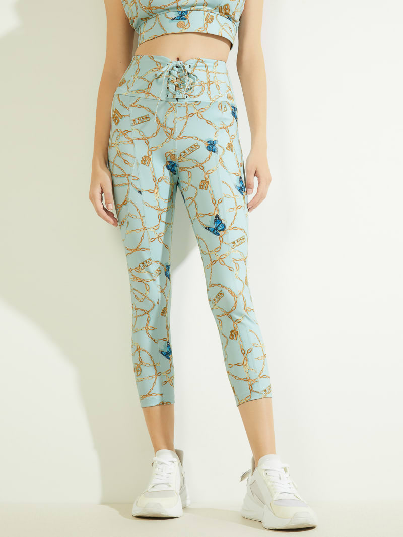 Guess Eco Dollie Leggings Women's Pants Flower | 6214-SHVJW