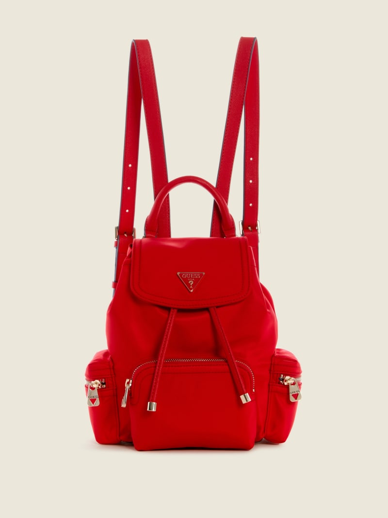 Guess Eco Gemma Small Women's Backpacks Red | 4065-MYJWV