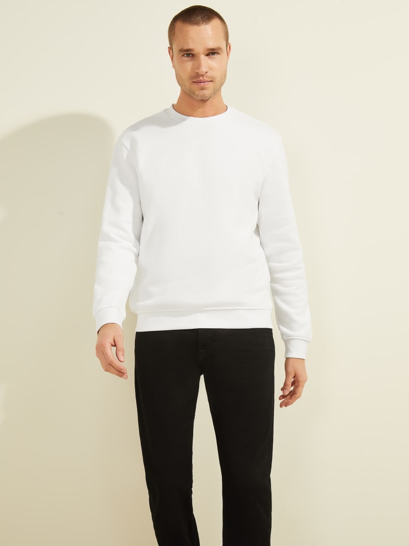 Guess Eco Geron Men's Sweatshirts White | 5031-ICSDA