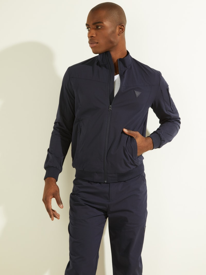 Guess Eco Ivo Traveler Men's Jackets Navy | 3056-DGALU