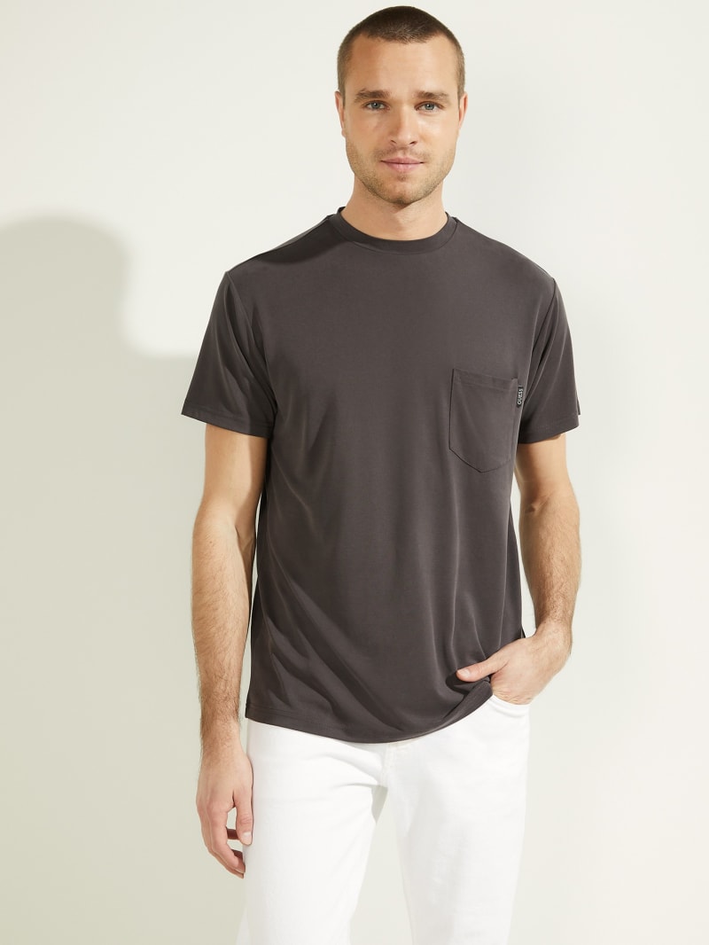 Guess Eco Orio Tee Men's T Shirts Brown | 5473-DBHOX