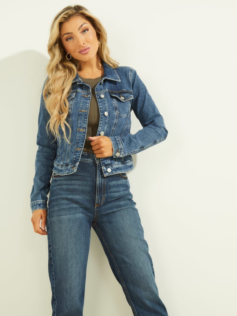 Guess Eco Sexy Trucker Women's Jackets Wash | 3109-GERJU