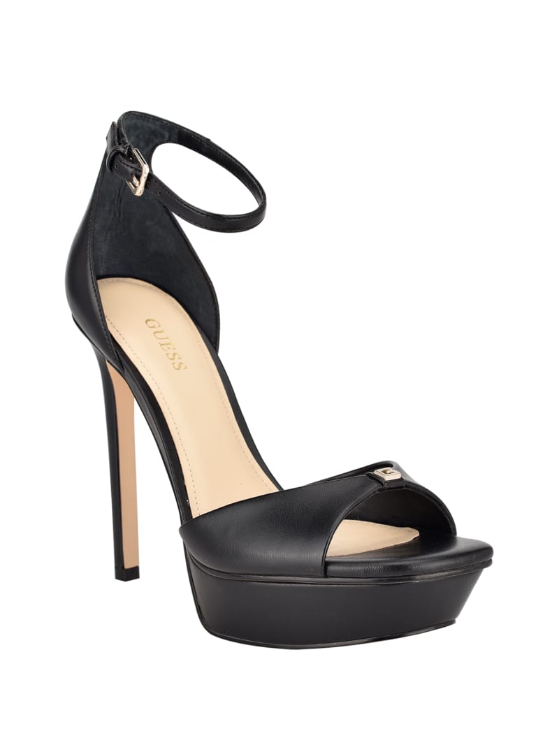 Guess Ellsyn Platform Stiletto Women's Heels Black | 2341-MHDBW