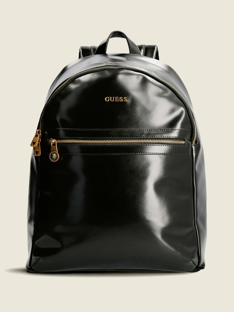 Guess Evening Spazzolato Women's Backpacks Black | 3194-UCGPR