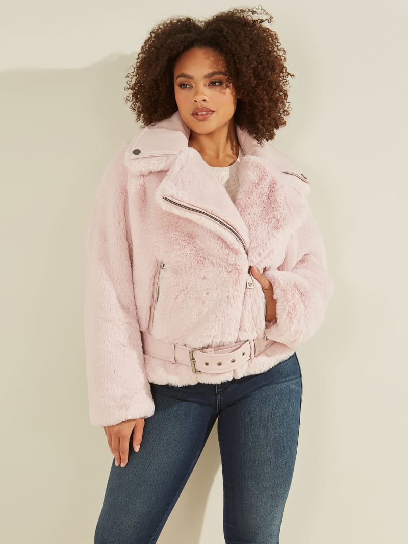 Guess Womens Coats Pink XL Discount Outlet Guess Factory Store