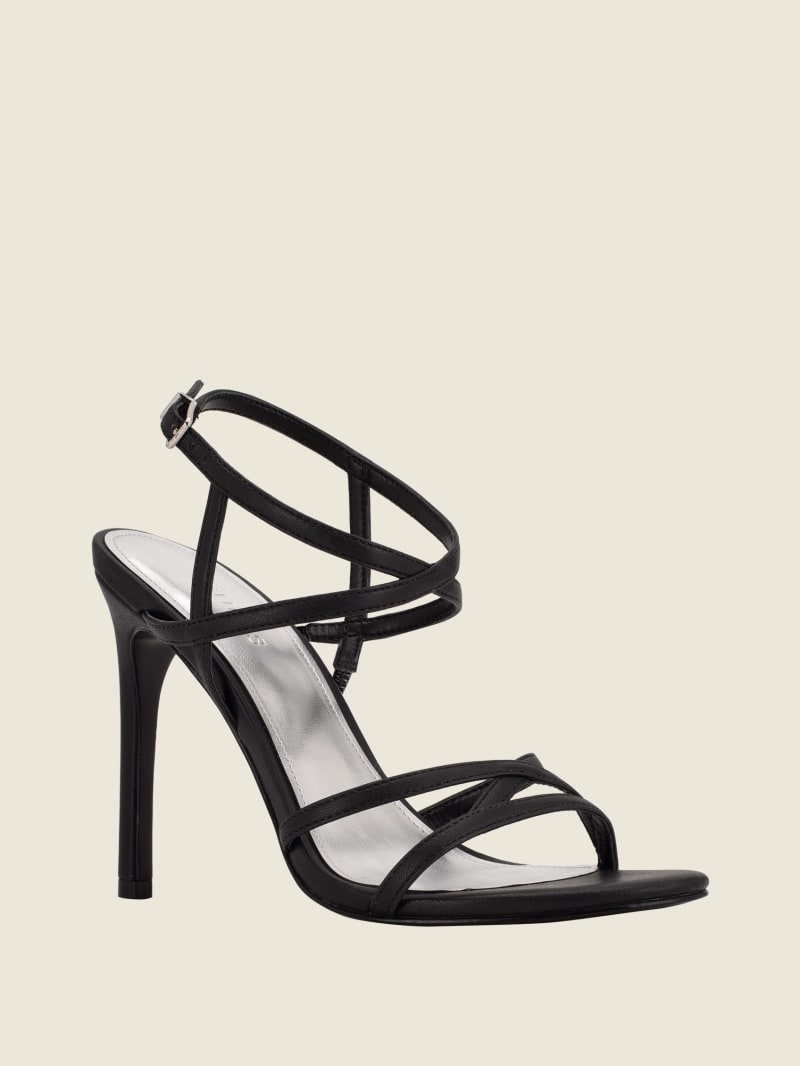 Guess Fumi Strappy Women's Heels Black | 2754-ITELF