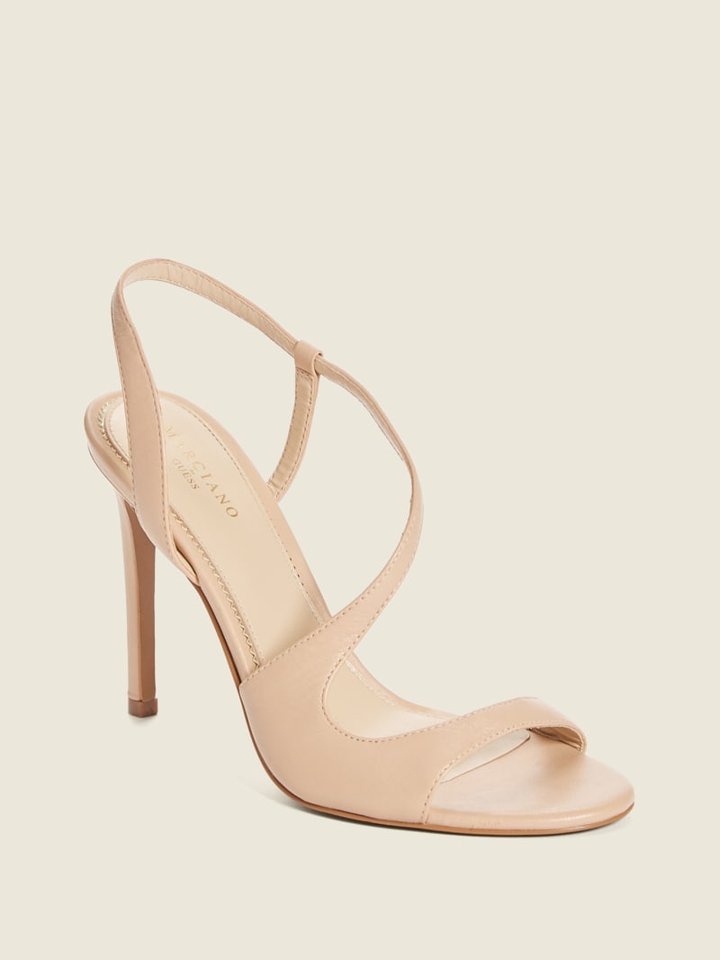 Guess Futura Curve Women's Sandals Light Beige | 5126-NCLBO