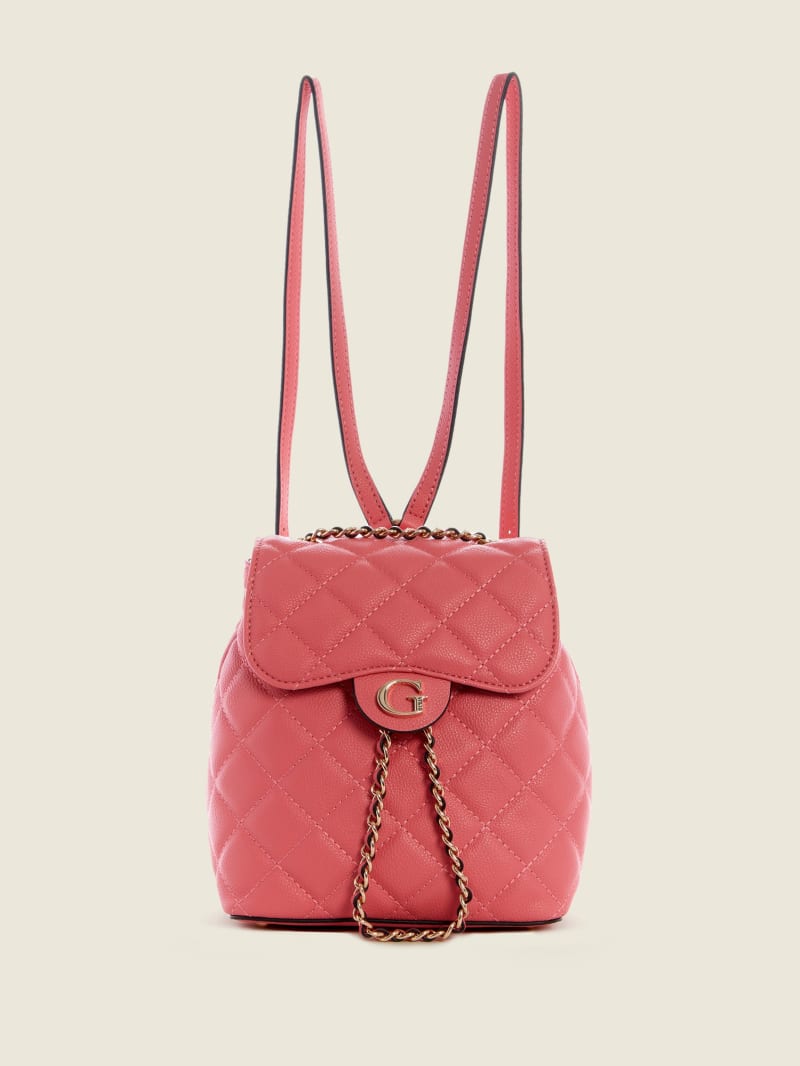 Guess Gillian Quilted Women's Backpacks Apricot | 8324-GAPHN