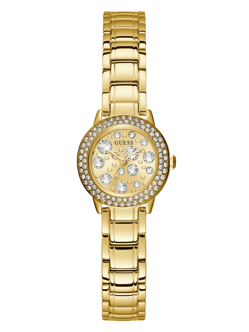 Guess Gold-Tone Analog Women's Watches Gold | 1573-ILBUW