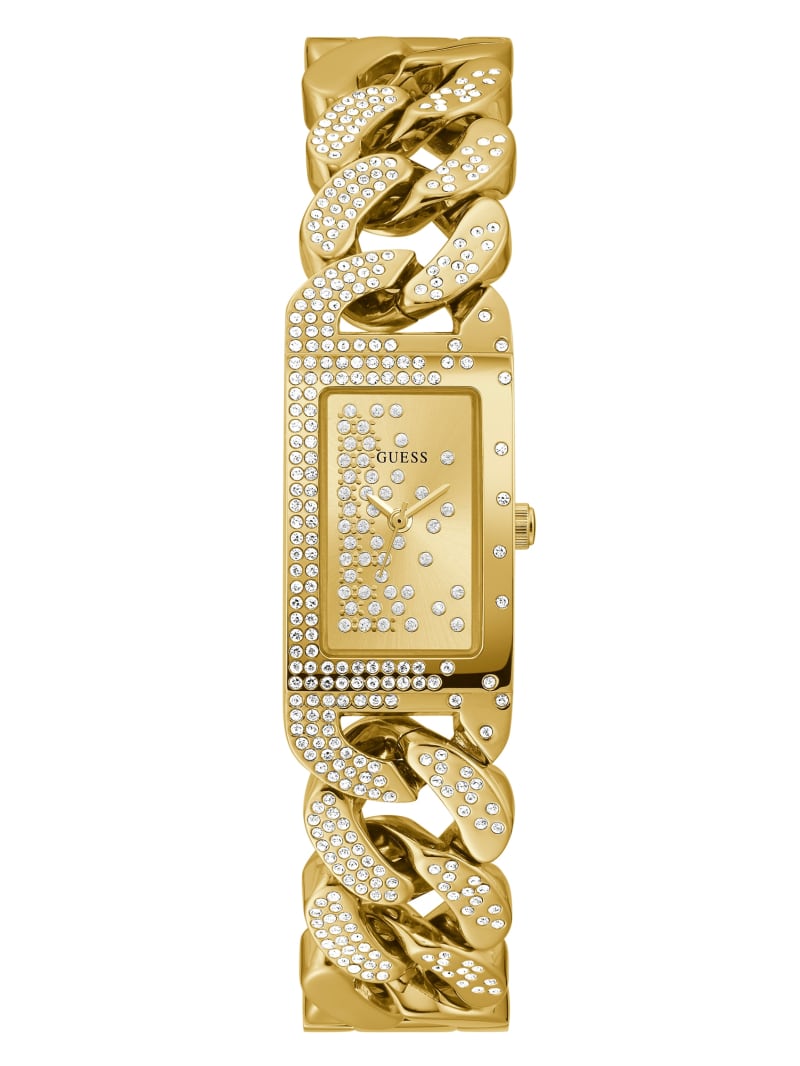 Guess Gold-Tone Analog Women's Watches Gold | 5083-UWZHF