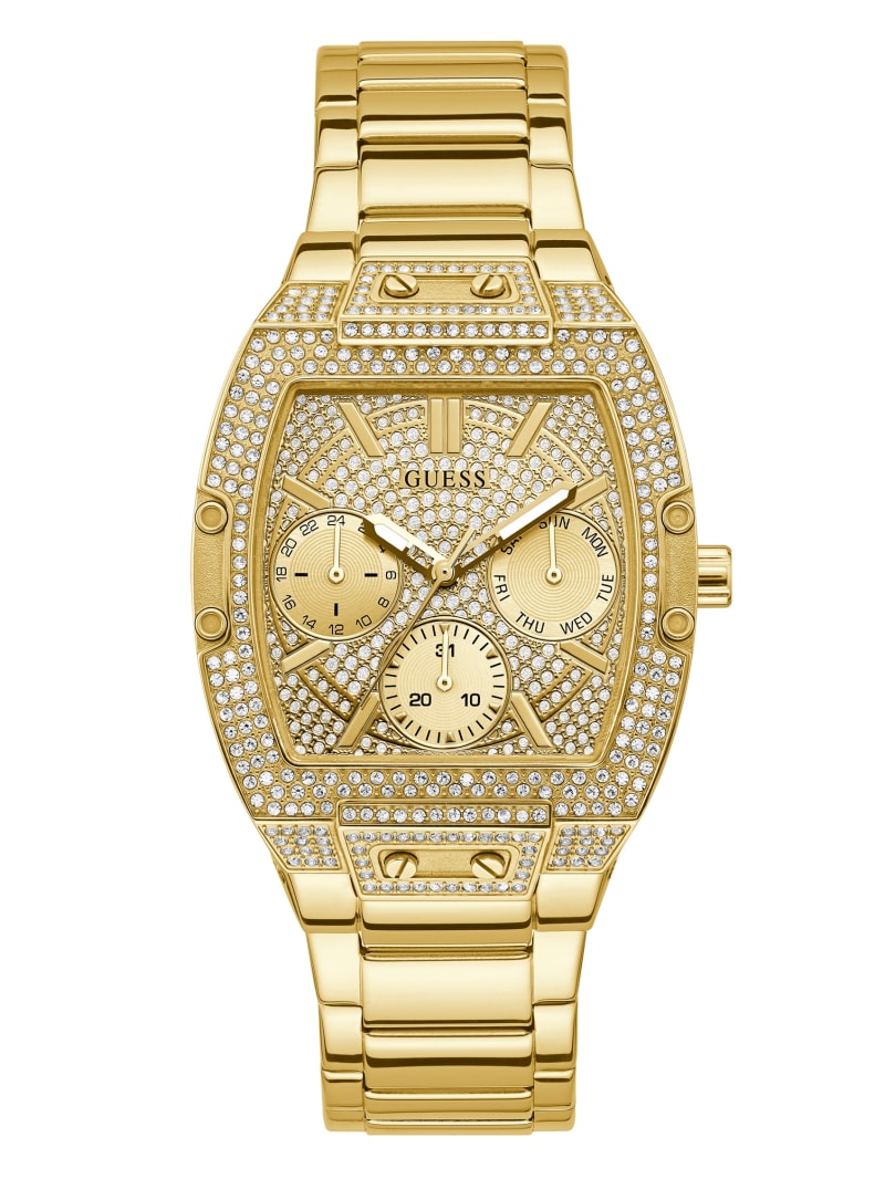 Guess Gold-Tone Multifunction Women's Watches Gold | 1687-TFLGE