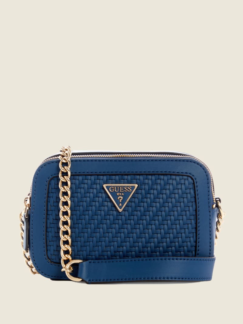 Guess Hassie Camera Women's Crossbody Bags Navy | 5082-YZISA