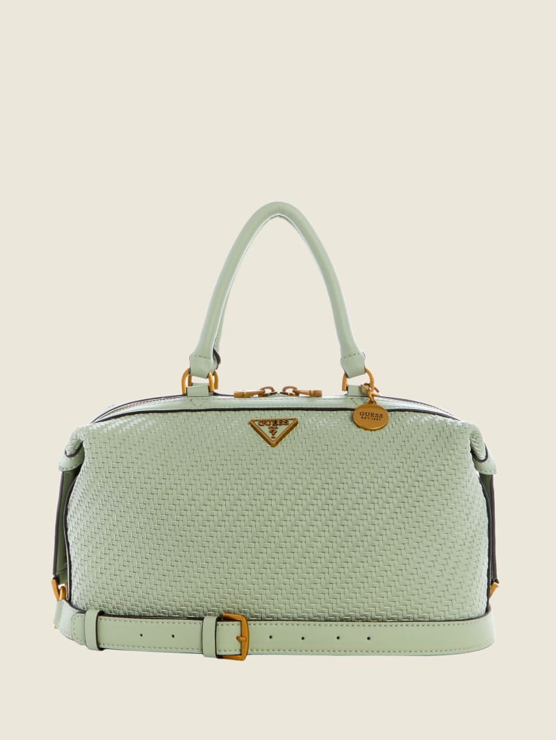 Guess Hassie Soho Women's Satchel Bags Olive | 6302-CZJSB