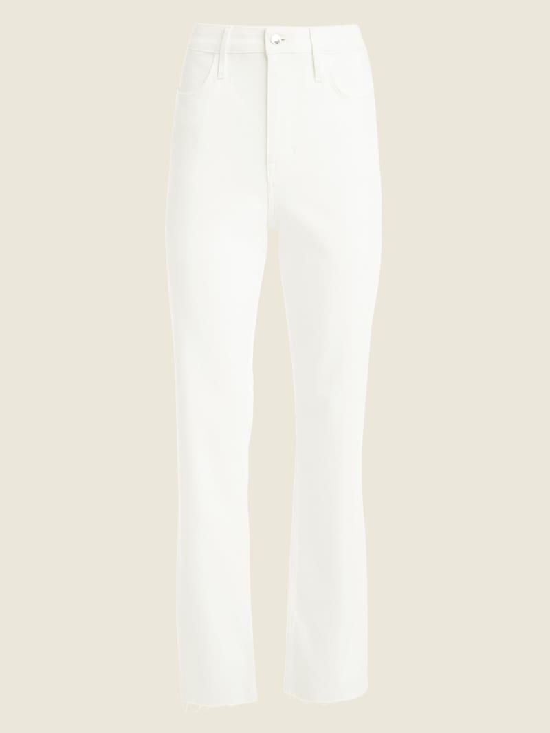 Guess Hollywood Straight Women's Pants White | 6054-AODQU