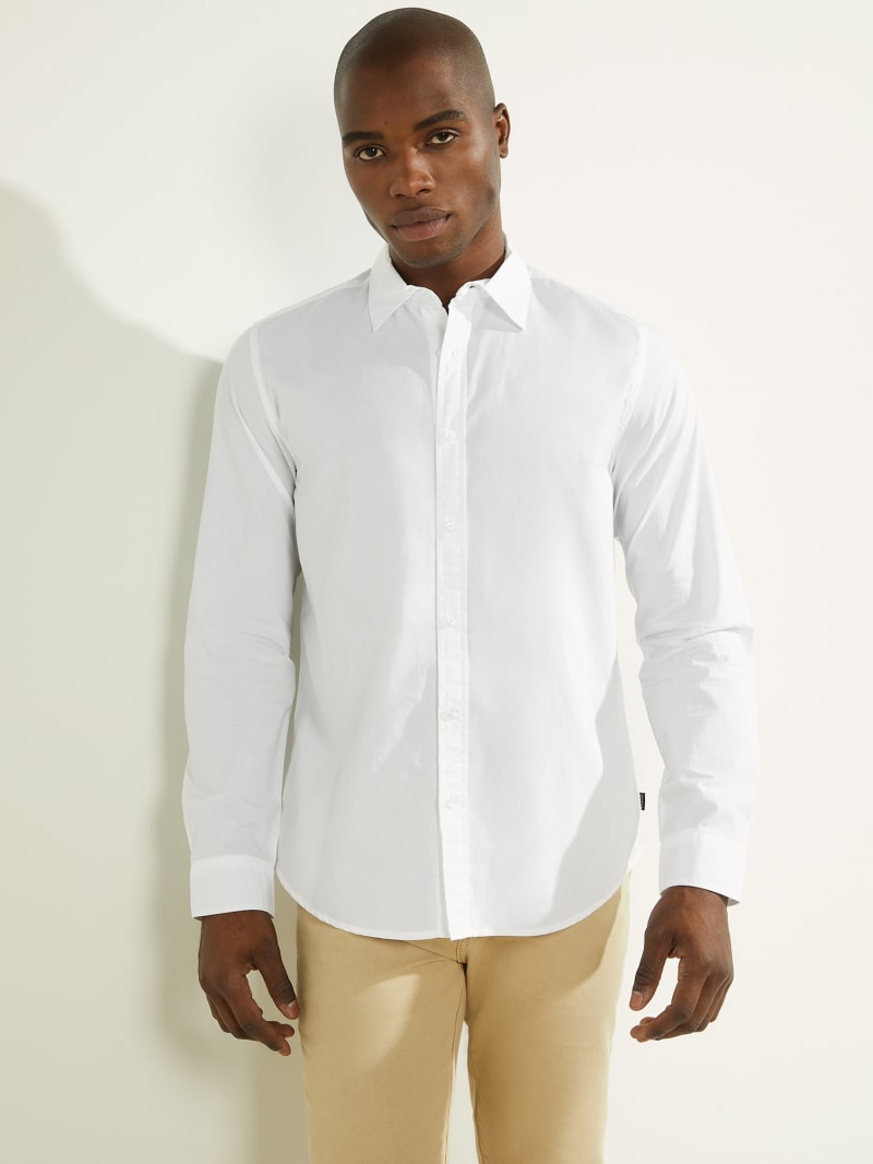 Guess James Men's Shirts White | 1278-AWCPI