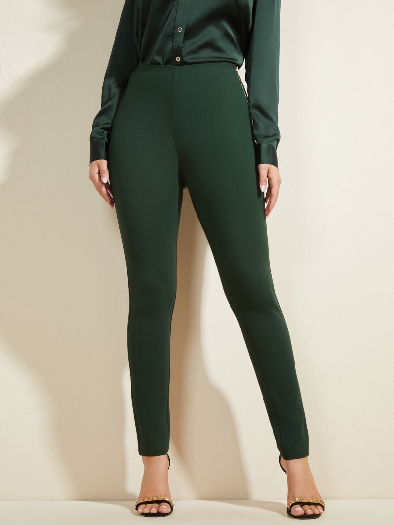 Guess Jane Ponte Legging Women's Pants Green | 5027-NJRAB